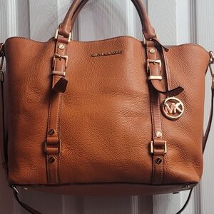 Michael Kors Orange Leather Tote